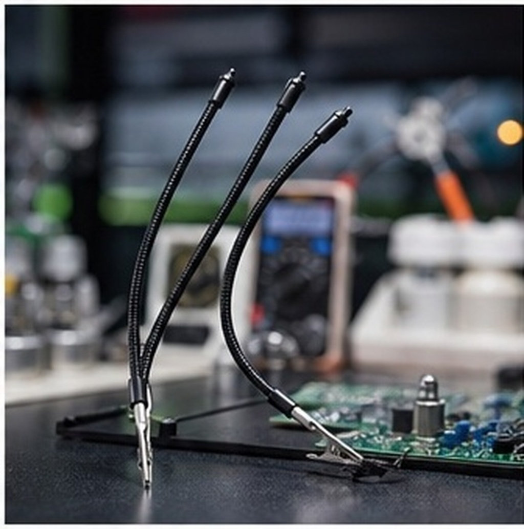 Electronics Repair Tools - 3 peças de grampos para bancada